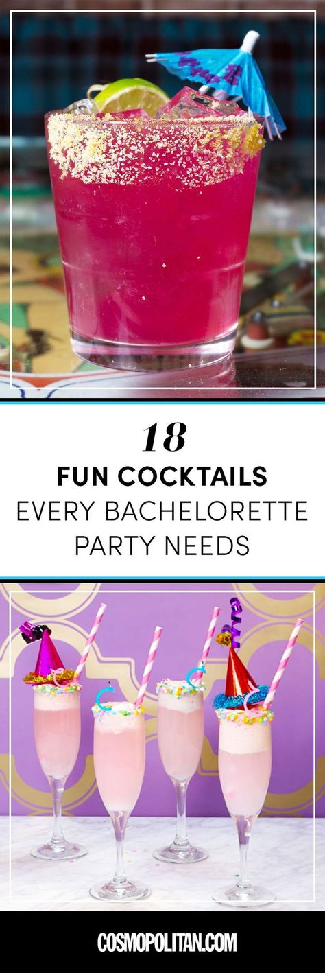 Bridal Party Foods, Drinks Alcohol Recipes Party, Bachelorette Food, Bachelorette Party Cocktails, Bachelorette Party Food, Wedding Recipes, Party Beverages, Drink Wedding, Bachelorette Cocktails