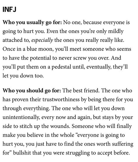 INFJ and who they couple up with vs who they should Career Vs Love Quotes, Infj And Infp Couple, Infj And Entp Couples, Infj Infp Couple, Enfj X Infj Couple, Infj Couple, Intp And Infj Couple, Crush Vs Love, Enfj Infj Couple