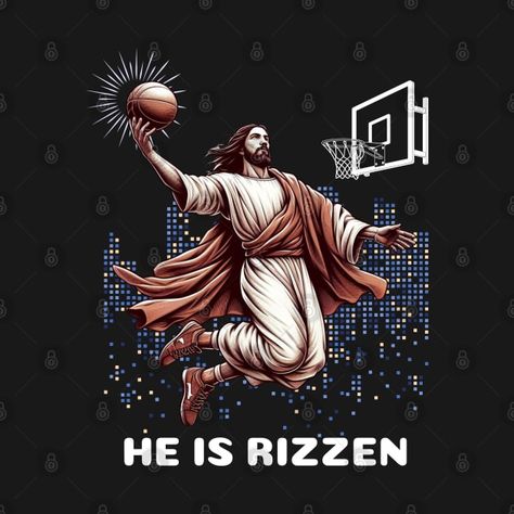 God Centered, Jesus Is Risen, Jesus Memes, Jesus Funny, Music Humor, Kids Stickers, Jesus Is, Motivational Quote, Funny Tees