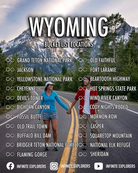 Wyoming Camping, Wyoming Vacation, South Dakota Travel, Montana Travel, Yellowstone Trip, Wyoming Travel, Wyoming State, Camping Camper, Adventure Hiking