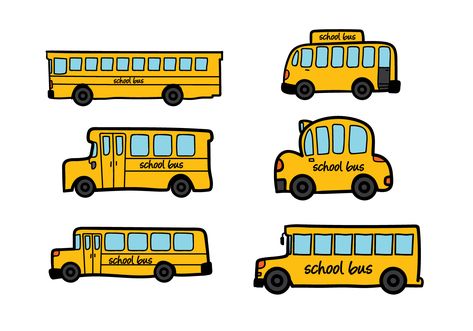 School Bus Vector School Bus Rock Painting, School Bus Doodle, School Bus Tattoo, Teacher Rocks, School Bus Drawing, Bus Drawing, Bus Cartoon, Bus School, Library Icon