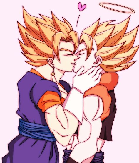 Vegito X Gogeta, Vegito And Gogeta, Goten Y Trunks, Goku Y Vegeta, Gogeta And Vegito, Yugioh Yami, Dungeons And Dragons Classes, Fusion Art, Goku And Vegeta