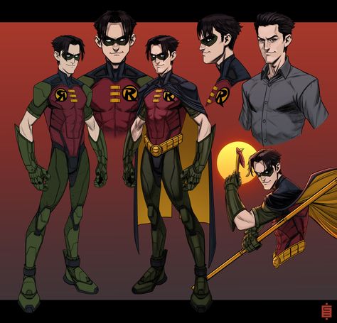 The Batman 2004 Robin, Dc Comics Redesign, Robin Concept Art, Robin Redesign, Robin Suit, The Batman 2004, Batman Concept Art, Batman Redesign, Original Character Design