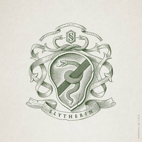 Andrea De Luca on Instagram: “Last but not least, the "you know who" house's crest! 🐍🐍🐍 #illustration #lines #drawing #black #art #paper #ink #inking #illustrations…” Crest Illustration, Hardy Potter, Lines Drawing, Slytherin Crest, Harry Potter Logo, Harry Potter Christmas Tree, Harry Potter Hogwarts Houses, Harry Potter Printables, Harry Potter Background