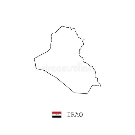 Iraq Tattoo, Iraq Map, Iraq Flag, Flag Illustration, Map Outline, Black And White Background, Vector Map, Map Vector, Baby Shark