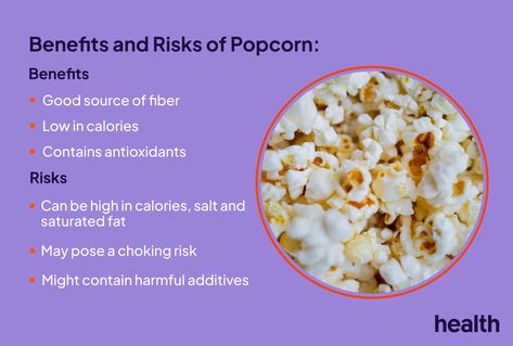 Is Popcorn a Healthy Snack? It Depends. Is Popcorn Healthy, Popcorn Benefits, Popcorn Healthy, Food Engineering, Source Of Fiber, Healthy Popcorn, Types Of Snacks, Fruit Benefits, Good Source Of Fiber