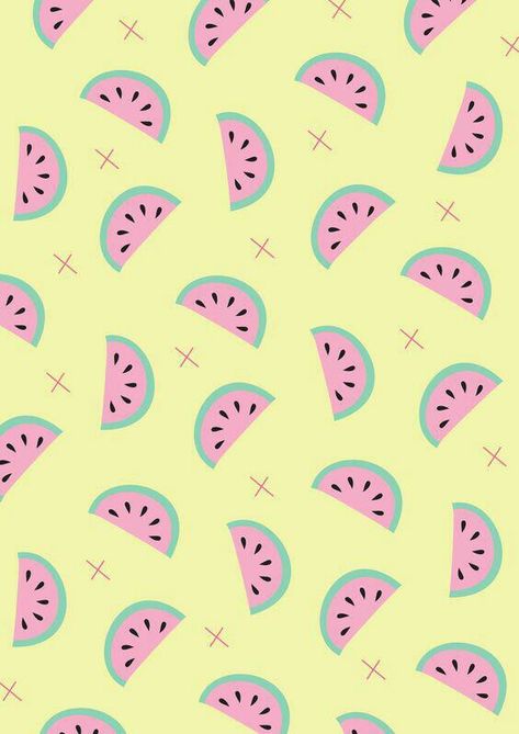 Iphone wallpaper Watermelon Wallpaper, Watermelon Party, Fruit Wallpaper, Iphone Wallpaper Vintage, Arte Inspo, Wallpapers Iphone, Cute Patterns Wallpaper, Tumblr Wallpaper, Summer Wallpaper