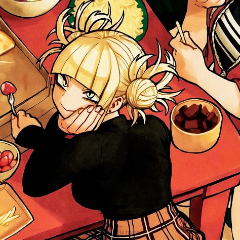 Toga Himiko Coloured Manga, Toga Manga Icon, Himiko Toga Icon, Toga Manga, Toga Icon, Genshin Matching, Single Icons, Mha Art, Toga Himiko