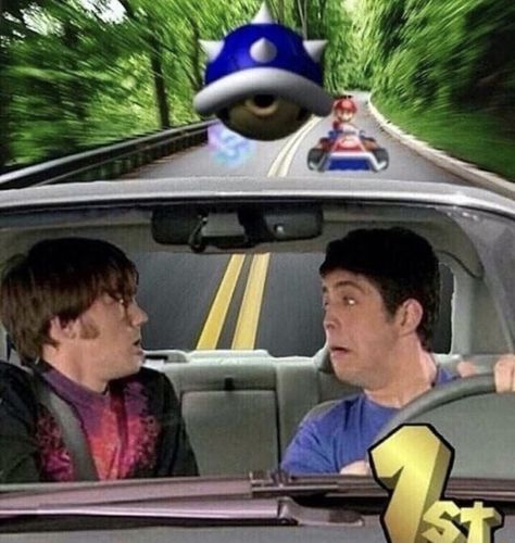 Mario Kart Memes, Super Mario Memes, Mario Memes, Drake And Josh, Mario Kart, Super Mario Bros, Funny Games, Best Memes, Super Mario