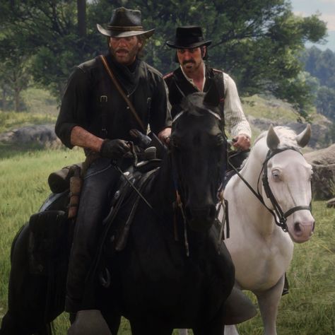 Arthur Morgan And Dutch, Dutch And Arthur, Wild West Era, John Marston, Red Dead Redemption Ii, Red Redemption 2, Animated Man, Arthur Morgan, Rdr 2