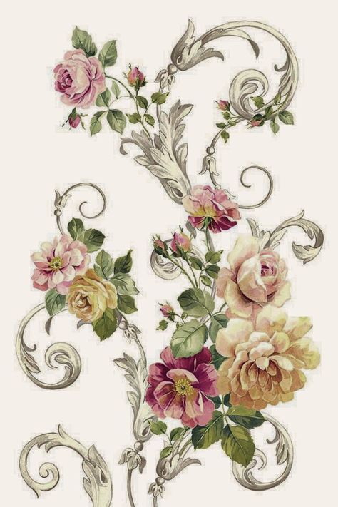 Word Tattoo Ideas, Africa Art Design, Word Tattoo, Clever Tattoos, Vintage Flowers Wallpaper, Floral Room, Wall Painting Decor, Wallpaper Nature Flowers, Decoupage Vintage