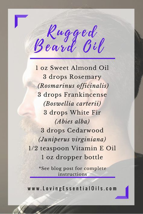 Beard Balm Recipe, Beard Oil Essential Oils, Beard Oil Blends, Beard Oil Recipe Diy, Homemade Beard Oil, Beard Oil Recipe, Diy Beard Oil, Essential Oil For Men, Diy Beard