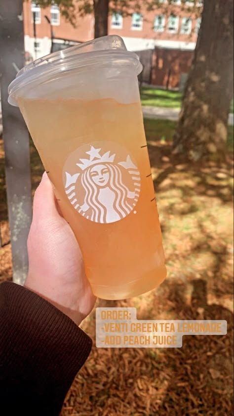 Starbucks Drink Menu, Green Tea Lemonade, Starbucks Hacks, Starbucks Secret Menu Recipes, Starbucks Tea, Cold Starbucks Drinks, Starbucks Drinks Diy, Secret Starbucks Recipes, Iced Starbucks Drinks