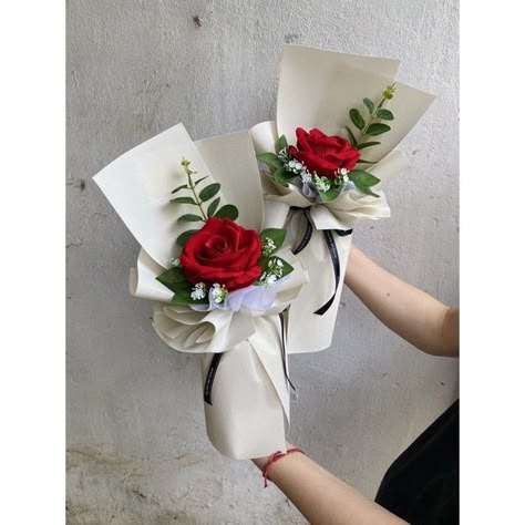 Simple Roses Bouquet, 3 Roses Bouquet Simple, One Rose Gift, 1 Rose Bouquet, Buket Valentine, Simple Rose Bouquet, One Flower Bouquet, Single Rose Bouquet, Single Flower Bouquet