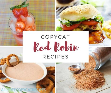 9 Copycat Red Robin Recipes | AllFreeCopycatRecipes.com Red Robin Recipes, Copycat Red Robin, Red Robin Campfire Sauce, Campfire Sauce, Chicken Breast Sandwich, Cracker Barrel Recipes, Copycat Recipes Olive Garden, Red Robins, Slow Cooker Times