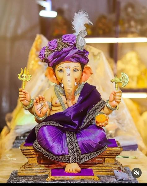 Ganpati Feta Photo, Ganesh Idol Decoration, Ganesh Ji Idol, Ganpati Bappa Murti Design, Ganpati Bappa Murti For Home, Ganpati Murti Images, Ganpati Murti Design, Unique Ganesha Murti, Ganesh Murti Design