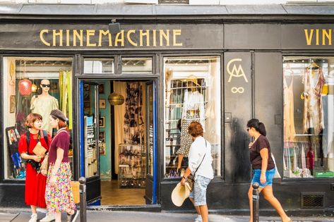 18 Best Places for Shopping in Paris | Condé Nast Traveler Paris Shopping Street, Shopping In Paris, Paris Vintage, Vintage Clothing Stores, Paris Shopping, Conde Nast Traveler, Champs Elysees, Galeries Lafayette, Saint Martin