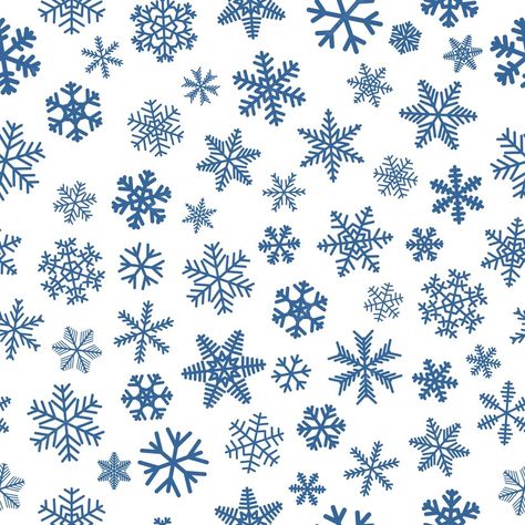 Premium Vector | Christmas seamless pattern of snowflakes, blue on white background Christmas Snowflakes Background, Snowflakes Background, Blue White Background, Christmas Seamless Pattern, Vector Christmas, About Christmas, Pattern Seamless, Snowflake Pattern, Christmas Snowflakes