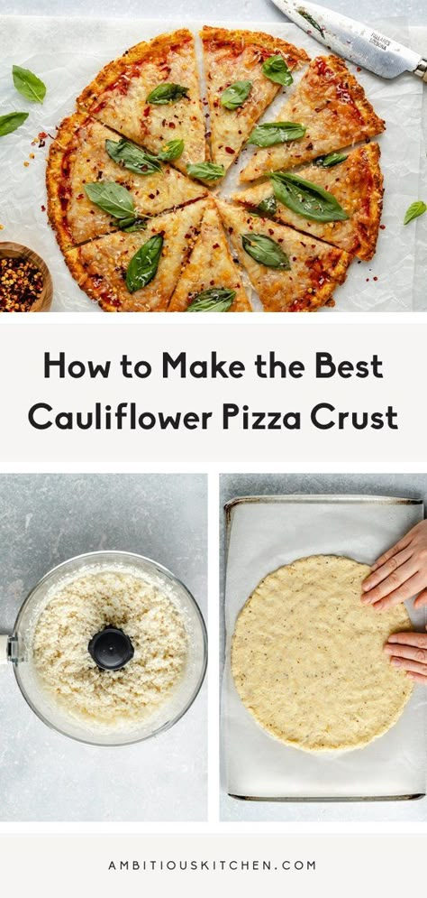 The Best Cauliflower, Cauliflower Pizza Crust Recipe, Cauliflower Pizza Crust, How To Make Cauliflower, Pizza Roll, Egg Diet Plan, Boiled Egg Diet Plan, Pizza Crust Recipe, Cauliflower Crust