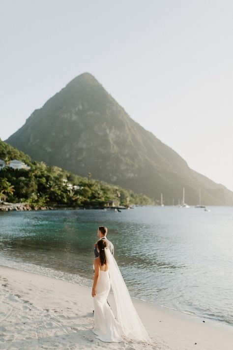 Elope On The Beach, St Lucia Elopement Photography, St Lucia Proposal, Tropical Elopement Destinations, Sandals Elopement, Royalton St Lucia Wedding, Resort Wedding Photography, St Lucia Elopement, Saint Lucia Wedding