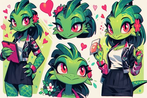 Anthro Chameleon, Lizard Oc Art, Chameleon Character Design, Lizard Fursona, Lizard Character Design, Anthro Lizard, Lizard Oc, Lizard Girl, Hybrid Art