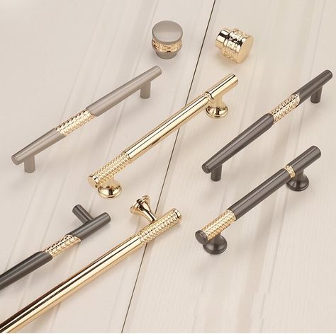 Note:Item is sell in individual Furniture handle closet cabinet pulls furniture drawer konbs closet door pull black handle golden black handle furniture fitting- A419 The price is for one piece. Material: Zinc alloy Dimensions Knob(28X27mm) Diameter:1.10 inches(28mm), Height:1.06 inches(27mm), A1-Hole/3.78''/96mm Holes Spacing:3.78 inches(96mm), Length:5.31 inches(135mm), A1-Hole/5.04''/128mm Holes Spacing:4.96 inches(126mm), Length:6.54 inches(166mm), A1-Hole/7.56''/192mm Holes Spacing:7.56 inc Furniture Handles Drawer Pulls, Closet Handles, Main Door Handle, Wardrobe Dresser, Closet Cabinet, Cupboard Wardrobe, Closet Cabinets, Closet Door, Furniture Handles