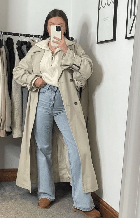 how to style wide leg jeans Jumper Outfit Winter, Jeans And Jumper Outfit, Jeans And Crop Top Outfit, Wide Leg Jeans Winter, How To Style Wide Leg Jeans, Fall Outfit Trends, Jeans Styling, Style Wide Leg Jeans, Jeans Jumper