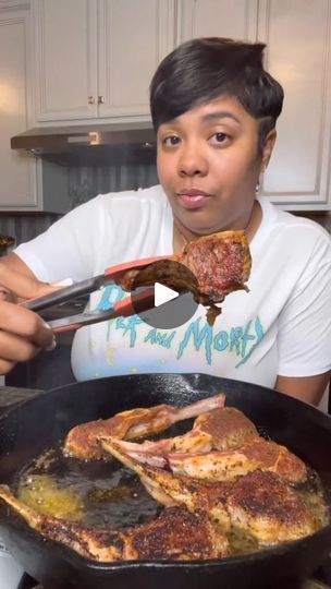 Fried Lamb Chops Recipe, Fried Lamb Chops, Entree Dishes, Ginger Paste, Lamb Chop Recipes, Pepper Seasoning, Lamb Leg, Fried Chicken Recipes, Rice Wine Vinegar