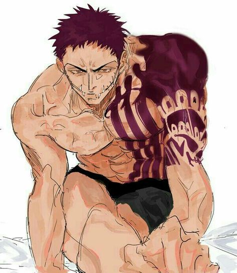 Memes One Piece, Katakuri One Piece, Big Mom, One Piece Tattoos, One Piece Man, Anime Villians, One Piece Ship, One Piece Funny, Anime Guys Shirtless