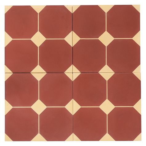 Red Tile Texture, Art Deco Tile Floor, Kitchen With Tile Flooring, Beige Tiles Texture, Red Kitchen Tiles, Almond Tile, Red Tile Floor, Hexagon Tile Bathroom, Flooring Texture