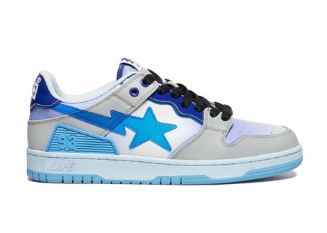 Bape Shoes High Tops, Bapesta Star Shoes, Bape Shoe Star, Bape Star Shoes Blue, Bapesta Shoes Farfetch, Bape Star, Bape Sneakers, Bapesta Shoes, Bape Shoes