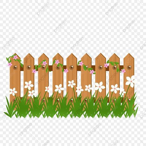 Fence With Flowers, Grass Illustration, Flower Fence, Rock Background, Fence Garden, Cute Bunny Pictures, Landscape Concept, Bunny Pictures, Creative Background