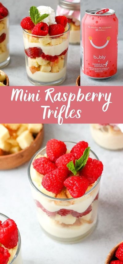 #ad These mini raspberry trifles are a delicious dessert that is quick and easy to make! Tart raspberries, creamy vanilla pudding, and sweet pound cake are a tasty combination! This easy dessert comes together in just 5 minutes! Healthy Trifle, Mini Trifle Desserts, Vanilla Pudding Desserts, Cup Desserts, Raspberry Recipes Dessert, Trifle Recipes Easy, Raspberry Trifle, Mini Trifle, Dessert From Scratch