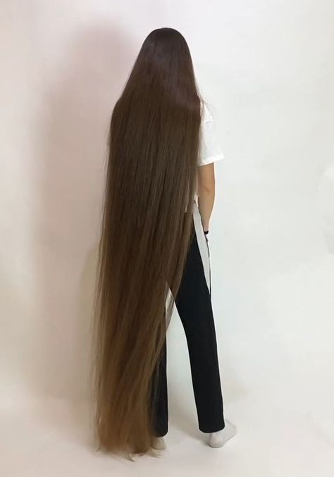 Definition Of Perfect, Extremely Long Hair, Extra Long Hair, Long Hair Play, Playing With Hair, Long Brown Hair, Super Long Hair, Modern Hairstyles, Long Straight Hair