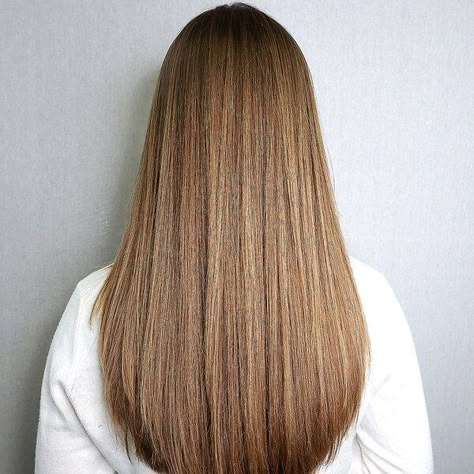 Haircuts For Thick Hair Long, Straight Hair Cuts, Dark Blonde Hair, Highlights Brown Hair, Haircuts Straight Hair, Brown Blonde Hair, Frizz Control, Long Straight Hair, Medium Hair Cuts