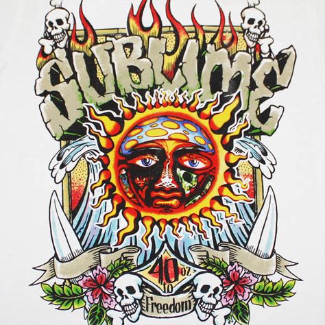 Sublime Sun Opie Ortiz Design Sublime Tattoo, Sublime Sun, Sublime Band, Rock Poster Art, Best Bands, Colouring Pics, Trippy Wallpaper, Rock Posters, Hippie Art