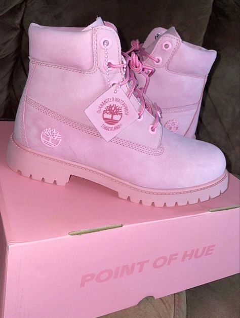 #timberlands #boots #pink #pinkboots Pink Timberland Boots, Pretty Sneakers, Trendy Shoes Sneakers, Pretty Shoes Sneakers, Jordan Shoes Retro, All Nike Shoes, Shoes Outfit Fashion, Cute Nike Shoes, Fresh Shoes