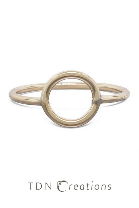 This solid gold karma ring features a simple open circle representing the circle of life.  This very feminine ring is a perfect gift for her! Simple and adorable enough to wear every day! Pretty Promise Rings, Rings Infinity, Knot Rings, Bridal Makeup Ideas, Sister Rings, Many Rings, Commitment Rings, Black Diamond Engagement Rings, The Circle Of Life