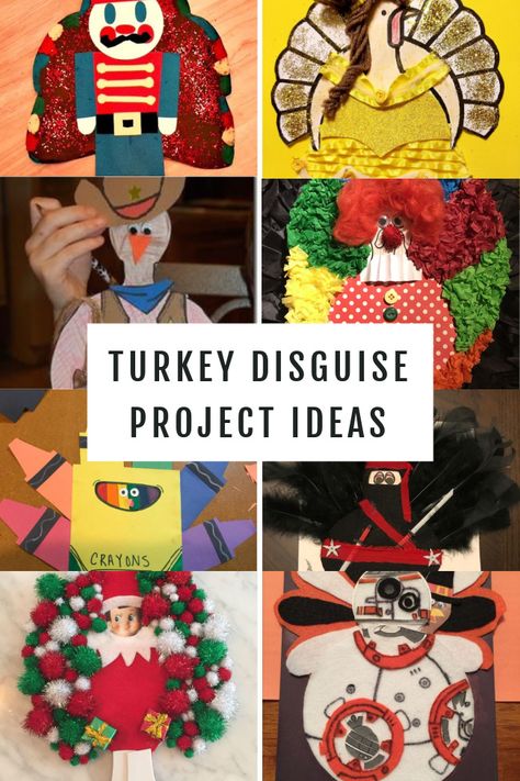 Disguise A Turkey Ideas Kids, Turkey Disguised, Turkey Template, Disguise A Turkey, Paper Turkey, Turkey Disguise Project, Turkey Project, Turkey Disguise, Kindergarten Projects