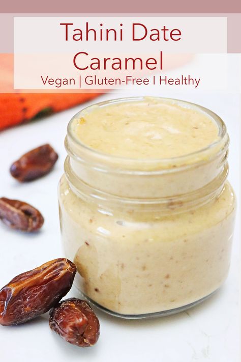 Tahini Date Caramel, Caramel Cake Filling, Tahini Date, Date Caramel, Vegetarian Sweets, Clean Dessert, Wholesome Snacks, Healthy Vegan Desserts, Paleo Sweets