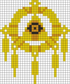 Yugioh Pixel Art, Melty Bead Patterns, Doodle Frame, Cross Stitch Boards, Perler Art, Pattern Maker, Graph Paper Art, Bead Sprite, Tapestry Crochet Patterns