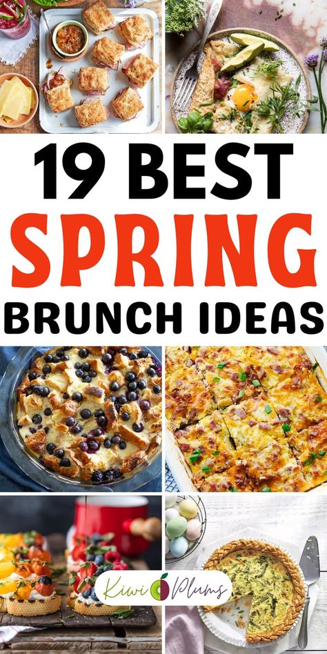 Looking for some fresh ideas for your upcoming spring brunch? Look no further! Our collection of spring brunch ideas has got you covered. From mouth-watering brunch recipes and tantalizing cocktails, we've got everything you need to host the perfect brunch party this season. Our menu features healthy brunch recipes, delicious desserts, and options for outdoor brunching. Whether you're planning an Easter brunch or just a casual gathering with friends these ideas are sure to impress. Spring Brunch Ideas, Best Brunch Recipes, Healthy Brunch Recipes, Healthy Brunch, Easter Brunch Food, Easter Dinner Recipes, Spring Brunch, Perfect Brunch, Recipes Delicious