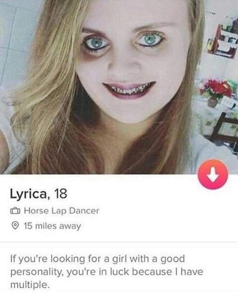 Noo Don’t Turn 25, Funny Tinder Profiles, Tinder Profiles, Tinder Humor, Tinder Profile, Uncanny Valley, Funny Profile, Twisted Humor, Really Funny Pictures