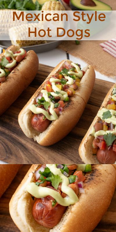 Taco Dogs Recipe, California Hot Dog, Best Hot Dog Recipes, Mexican Hot Dogs, Grilled Brats, Hot Dog Sauce, Gourmet Hot Dogs, Hot Dogs Recipes, Panini Recipes