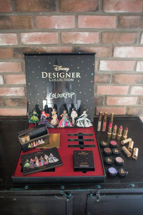 Launching TODAY! Disney Designer Collection with ColourPop! - 4 All Things Disney Themed Makeup Collection, Disney Designer Collection, Disney Inspired Makeup, Makeup Counter, Alat Makeup, Know About Me, Makeup Pallets, Colourpop Makeup, Makeup List