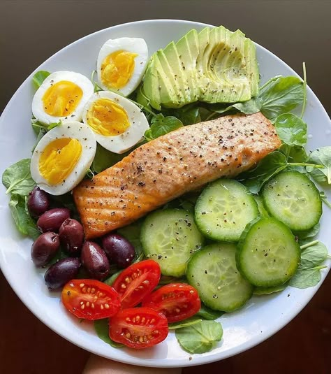 A Simple Plate of Keto Goodness Plats Healthy, Easy Healthy Meal, Food Motivation, Healthy Food Dishes, Healthy Lifestyle Food, Healthy Food Motivation, Idee Pasto Sano, Clean Food, Keto Recipe