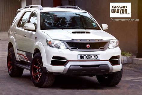 Toyota Fortuner Grand Canyon Edition by Motormind | AUTOBICS Toyota Forerunner, Fortuner Toyota, Chevrolet Suv, Ford Endeavour, Automobile Design, Toyota Fortuner, Sedan Cars, Camaro Zl1, Jaguar Car