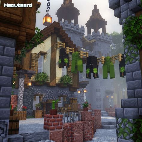 Minecraft Village Protection, Minecraft Village Houses Blueprints, Tall Minecraft Builds, Mountain Side Village Minecraft, Minecraft Mill House, Minecraft Villager Trading Hall Interior, Minecraft Mountain House Interior, Village Houses Minecraft, Minecraft House In Mountain