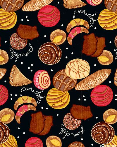 Confections - Cookie Break - Quilt Fabrics from www.eQuilter.com Mexican Sweet Bread, Mexican Cookies, Mexican Sweet Breads, Mexican Culture Art, Bread Pan, Fancy Cookies, Sweet Bread, Mexican Culture, Mexican Art