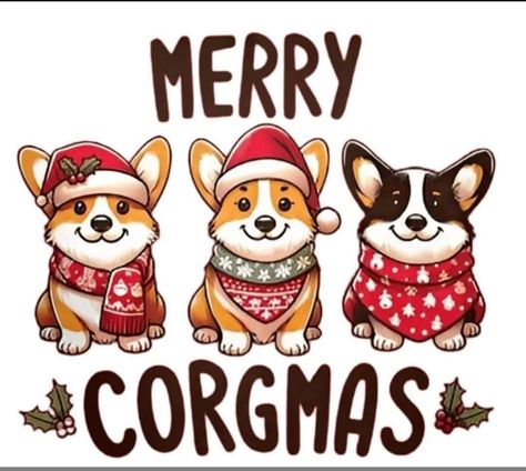 Corgi Quotes, Corgi Dogs, Corgi Art, Corgi Puppies, Corgi Pictures, Corgi Christmas, Christmas Wallpaper Backgrounds, Christmas Dogs, Pokemon Birthday